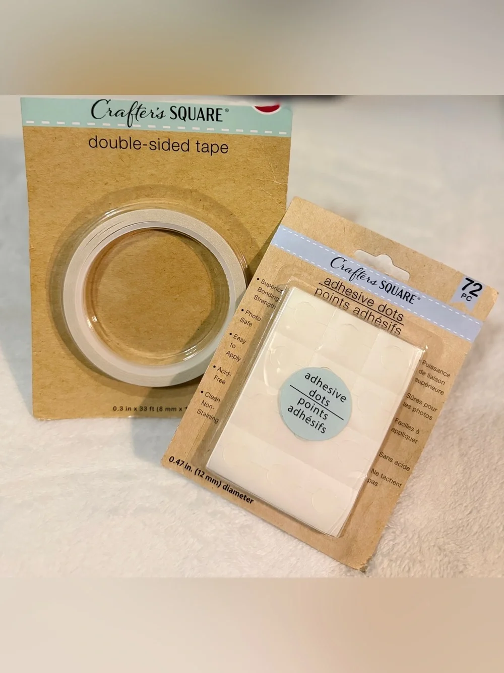 Crafter's Square White Double-Sided Tape & Adhesive Dots